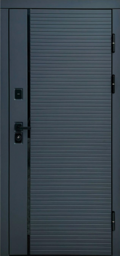 Входная дверь Termo-door Графит line - Арка Дуб