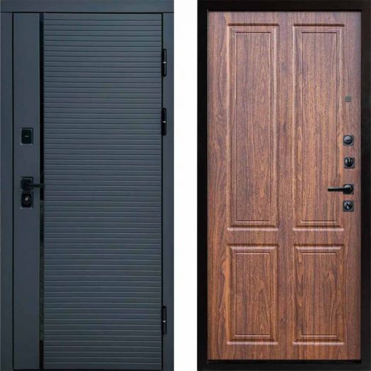 Входная дверь Termo-door Графит line - Стандарт Орех