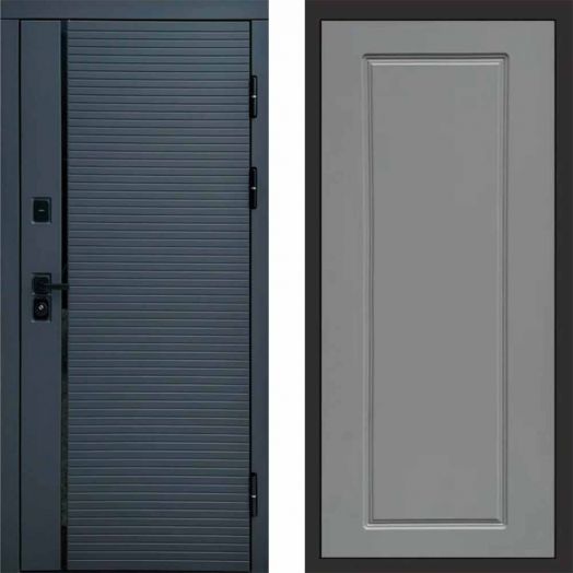 Входная дверь Termo-door Графит line - Гранд Грей софт