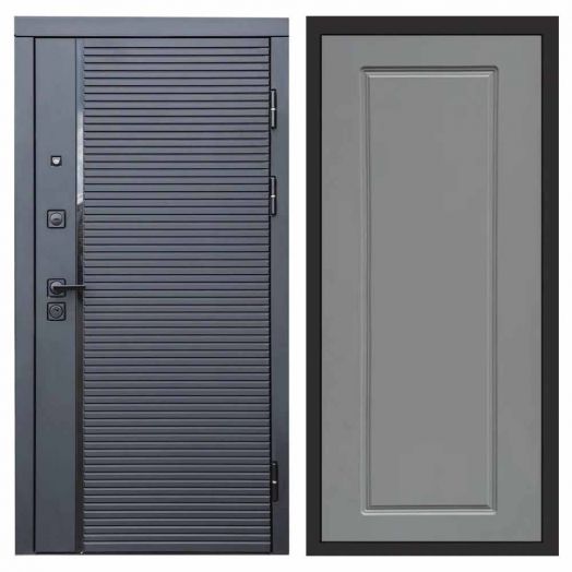 Входная дверь Termo-door Black Line - Гранд Грей софт