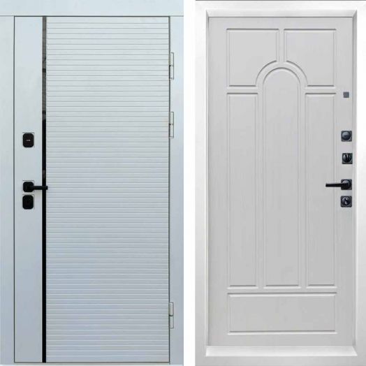 Входная дверь Termo-door WHITE LINE - Арка Лиственница