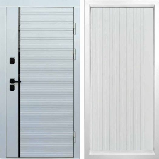 Входная дверь Termo-door WHITE LINE - FLAT Белый софт