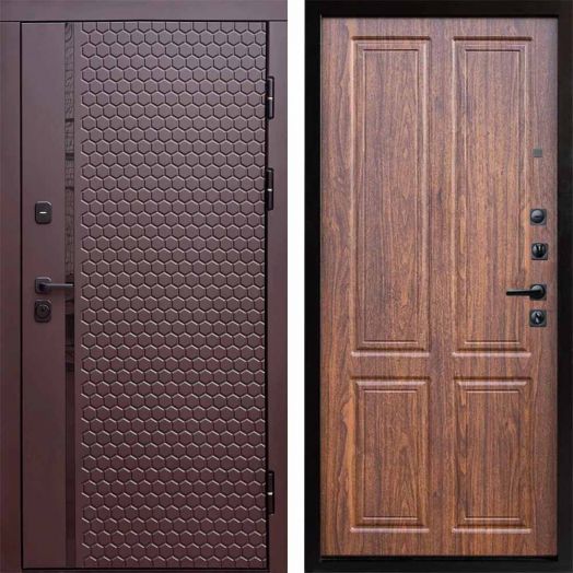 Входная дверь Termo-door Simple Шоколад - Орех стандарт