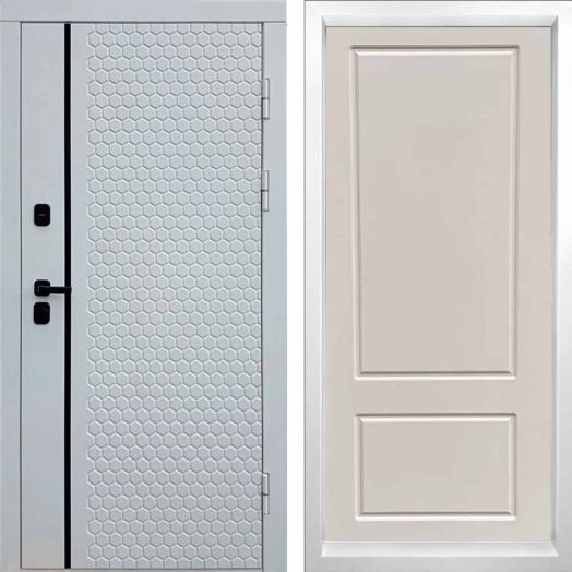 Входная дверь Termo-door Simple White - Марсель Слоновая кость