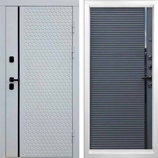Входная дверь Termo-door Simple White - Porte black