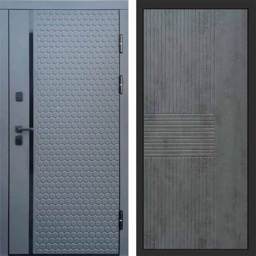 Входная дверь Termo-door Simple Графит - Мастино Бетон темный