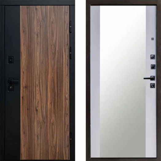 Входная дверь Termo-door Флэш - Зеркало Белый софт