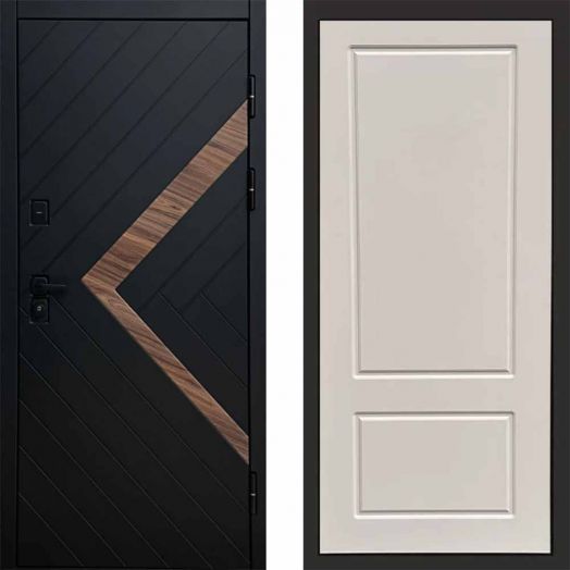 Входная дверь Termo-door Плэй - Марсель Слоновая кость