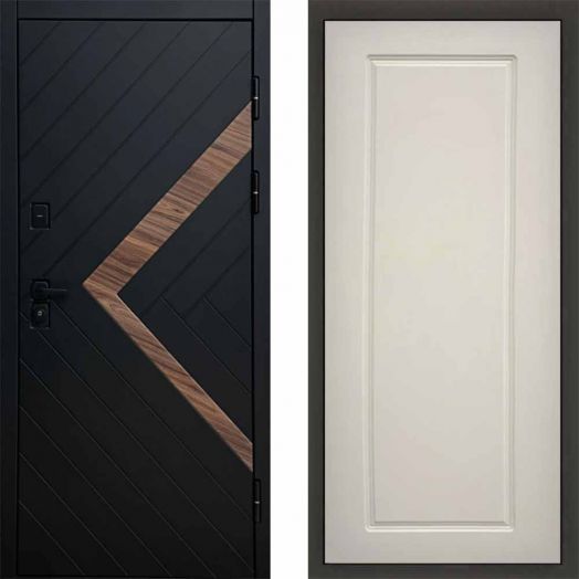 Входная дверь Termo-door Плэй - Гранд Слоновая кость