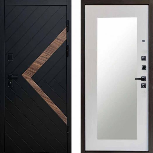 Входная дверь Termo-door Плэй - Зеркало триумф Лиственница