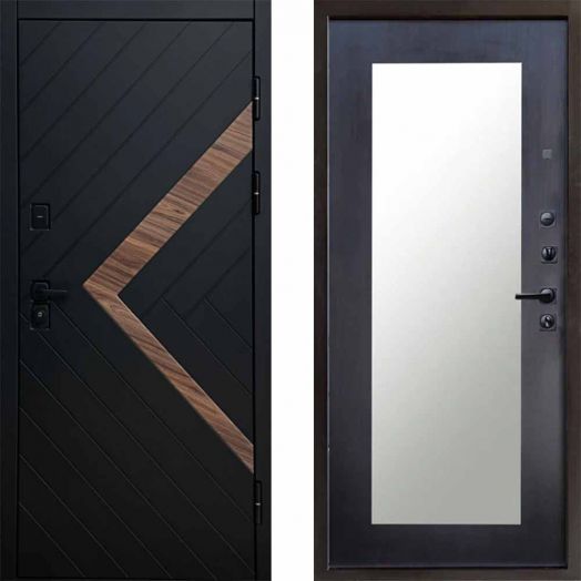 Входная дверь Termo-door Плэй - Зеркало триумф Венге