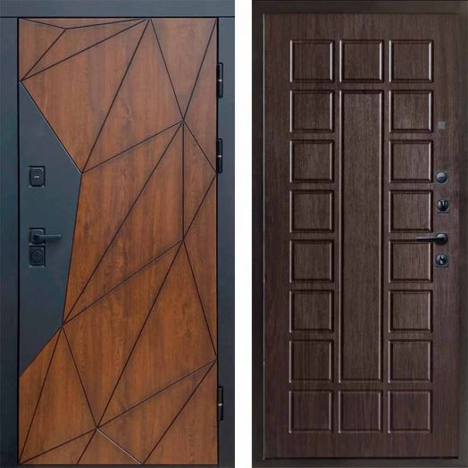 Входная дверь Termo-door Геометрия - Престиж Венге