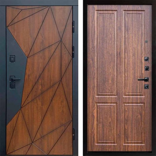 Входная дверь Termo-door Геометрия - Стандарт Орех