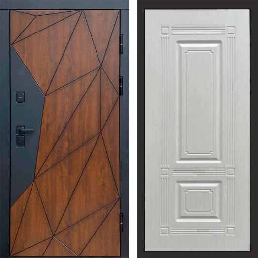 Входная дверь Termo-door Геометрия - Мадрид Лиственница