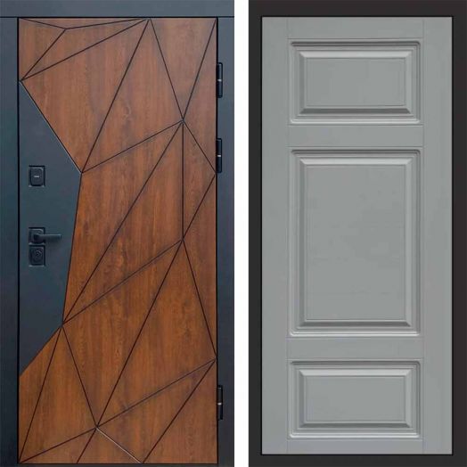Входная дверь Termo-door Геометрия - Лион Грей софт