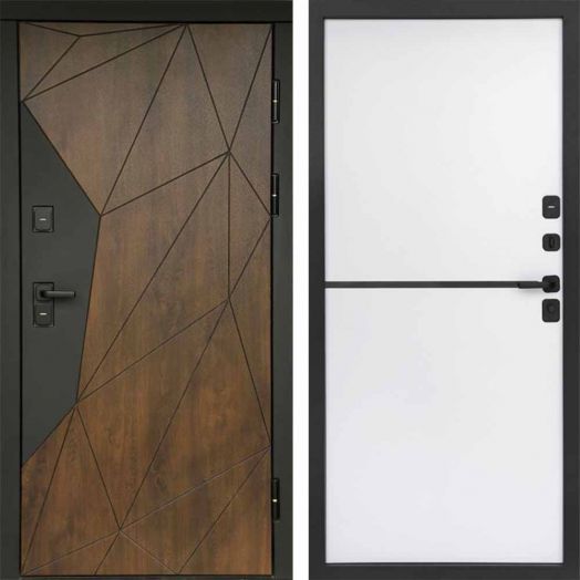 Входная дверь Termo-door Геометрия - Нео White