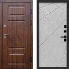 Входная дверь Termo-door Премиум Дуб - Лучи Бетон светлый