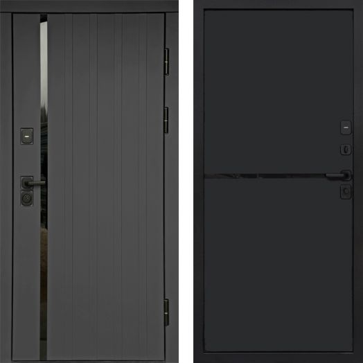 Входная дверь Termo-door Роял Графит - Нео Black