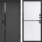 Входная дверь Termo-door Роял Графит - Нео White