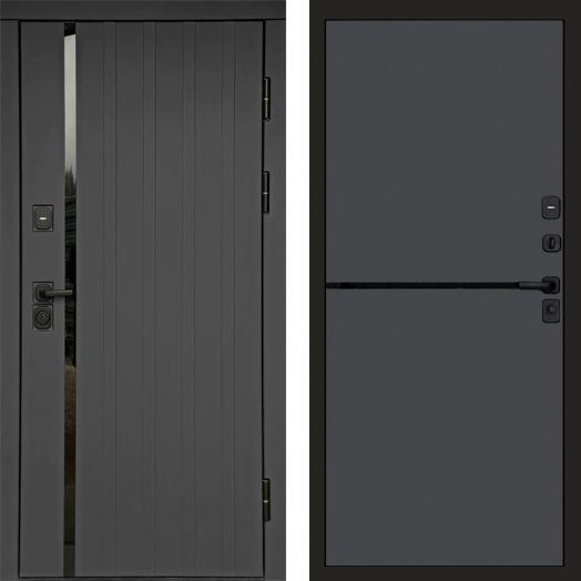 Входная дверь Termo-door Роял Графит - Нео Графит