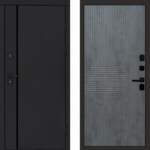 Входная дверь Termo-door Урбан Black - Мастино Бетон темный