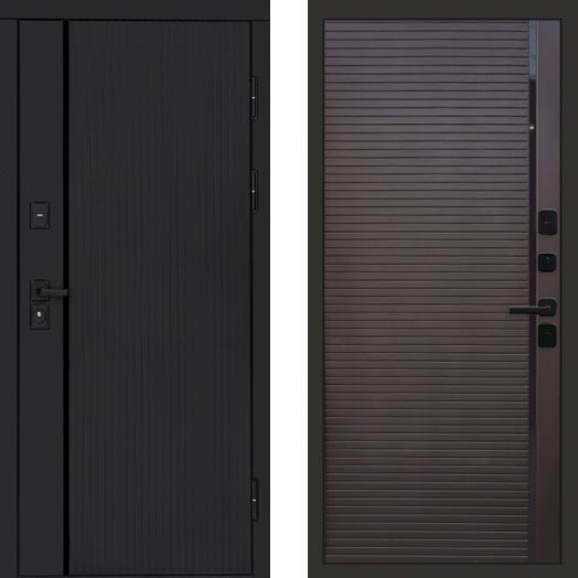 Входная дверь Termo-door Урбан Black - Porte Шоколад