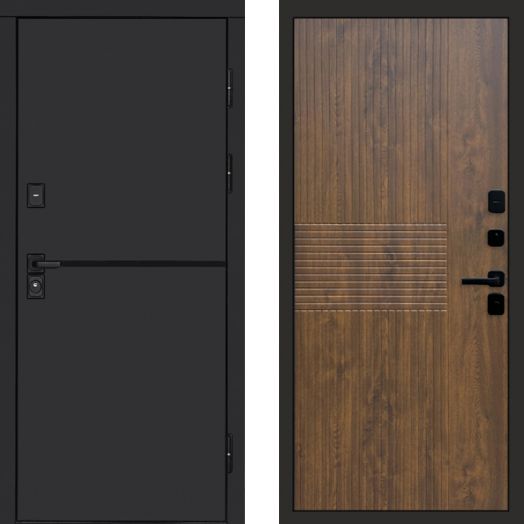 Входная дверь Termo-door Тренд Black - Мастино Дуб