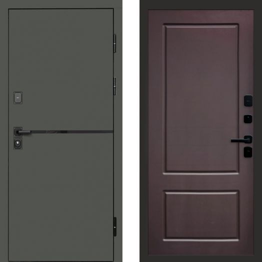 Входная дверь Termo-door Тренд Грин - Марсель Шоколад