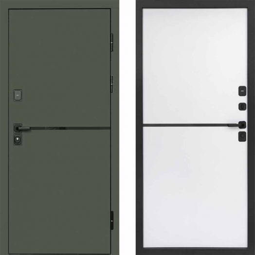 Входная дверь Termo-door Тренд Грин - Нео White