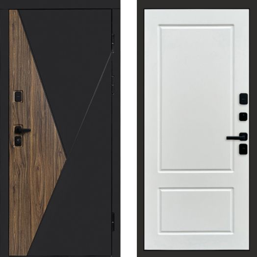 Входная дверь Termo-door Матрикс Ультра - Марсель Белый софт