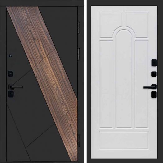 Входная дверь Termo-door Нова - Арка Белое дерево