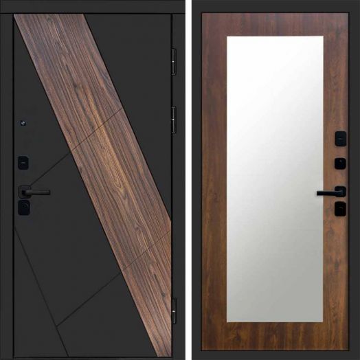 Входная дверь Termo-door Нова - Зеркало триумф Дуб