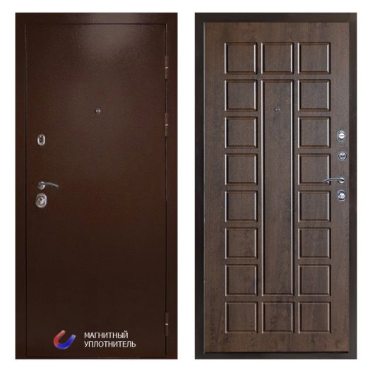Входная дверь Termo-door Техно Медь - Престиж Дуб