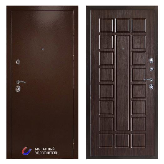 Входная дверь Termo-door Техно Медь - Престиж Венге