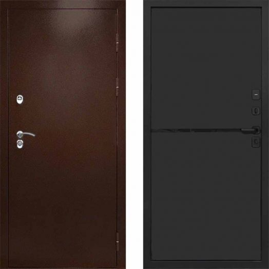 Входная дверь Termo-door Техно Медь - Нео Графит
