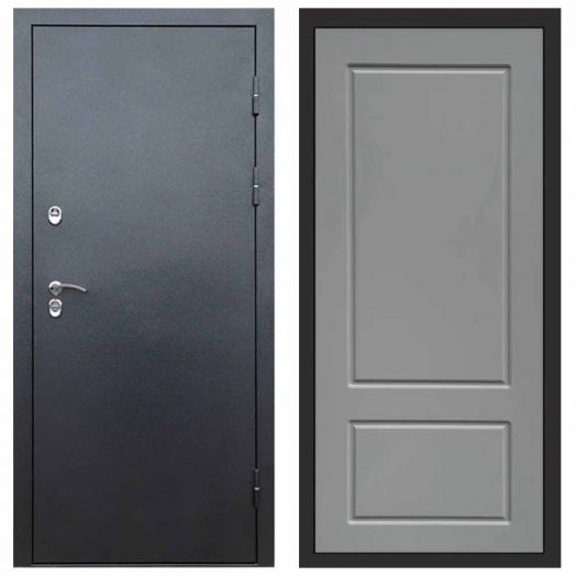 Входная дверь Termo-door Техно Графит - Марсель Грей софт