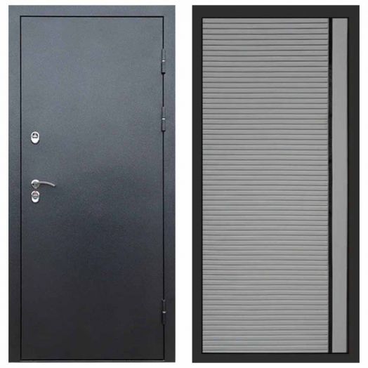 Входная дверь Termo-door Техно Графит - Porte Грей софт