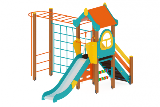 Детский игровой комплекс ТеремокГорка 1200 4210х3620х3000