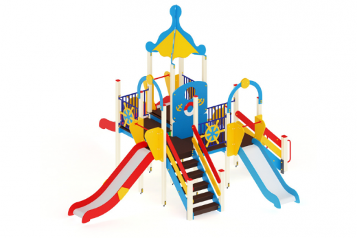 Детский игровой комплекс Морской Горки 900, 1200, 1500 6210х5870х4180