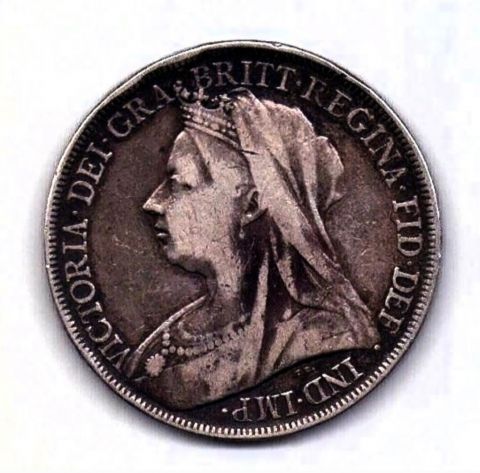 1 крона 1898 Великобритания XF Редкий год