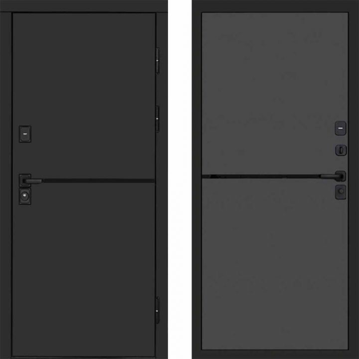 Входная дверь Termo-door Тренд Black - Нео Графит