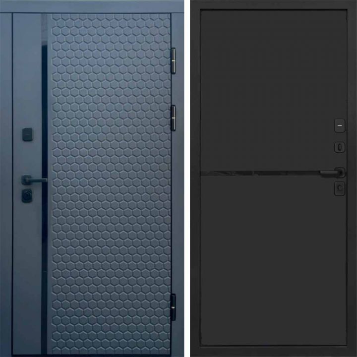 Входная дверь Termo-door Simple Графит - Нео Black