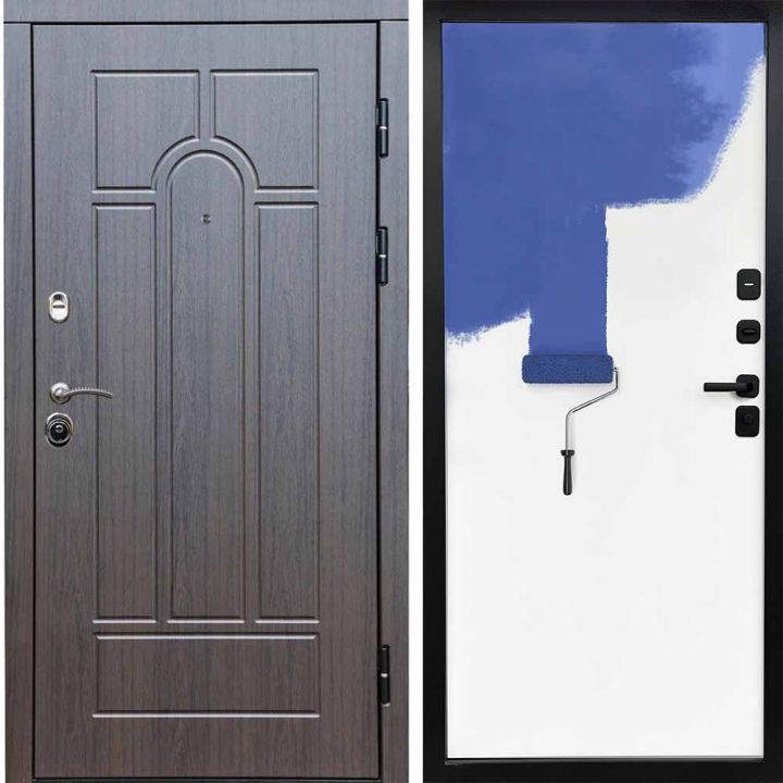 Входная дверь Termo-door Модена Венге - Грунт под покраску