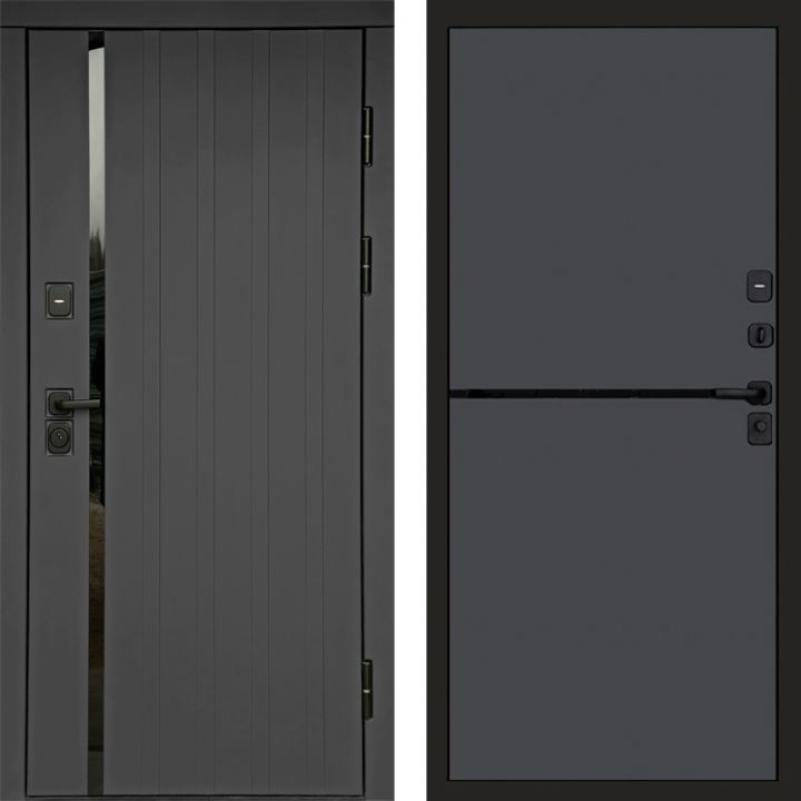 Входная дверь Termo-door Роял Графит - Нео Графит