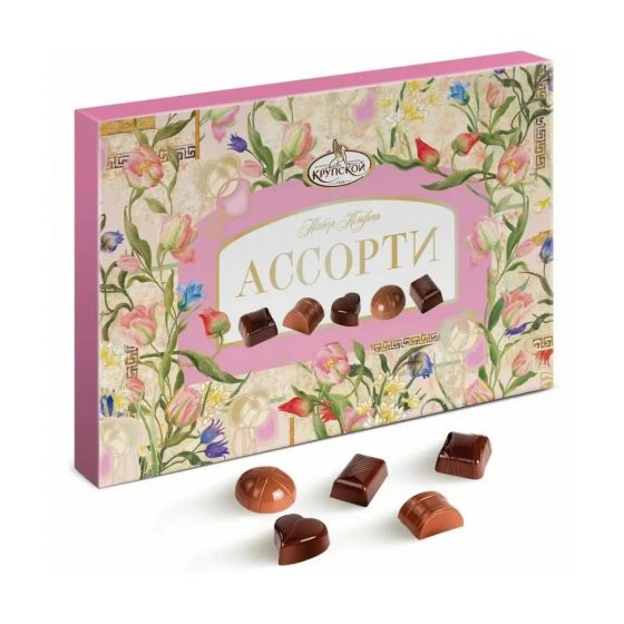 Конфеты (в коробке) «Ассорти» 249г КФ «Крупской»