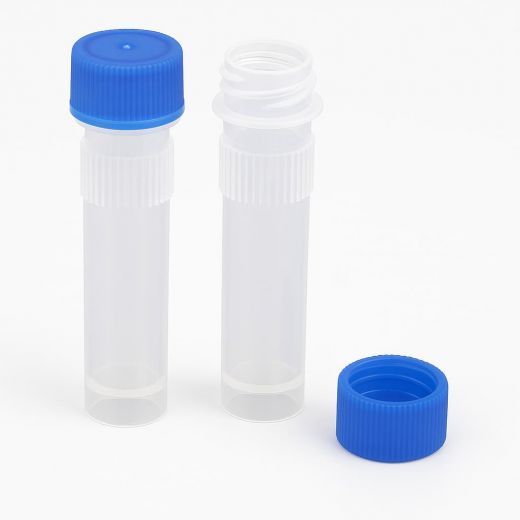 Криопробирка 1 мл, п/п, нестерил, без град-ки, с завинч., крышкой, Gr.Med, 500 шт/упак