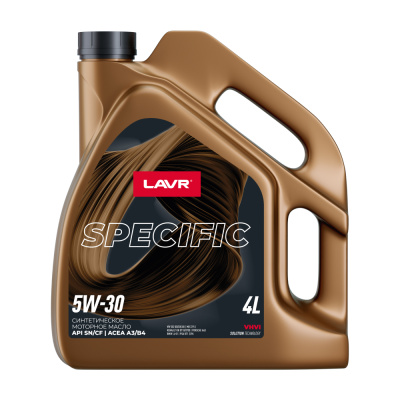 Lavr 5W-30 SN/CF A3/B4, 4 л