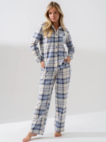Пижама женская "Комфорт" (классическая) (голубой)