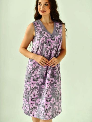 Сорочка ночная женская "Яблоневый цвет" (розовый)