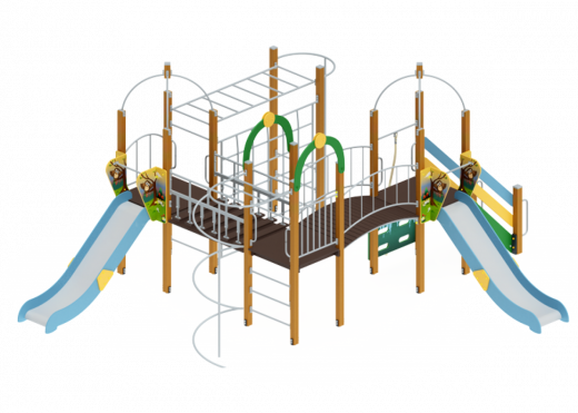 Детский игровой комплекс Навина Горка 1200 6870х5910х3320